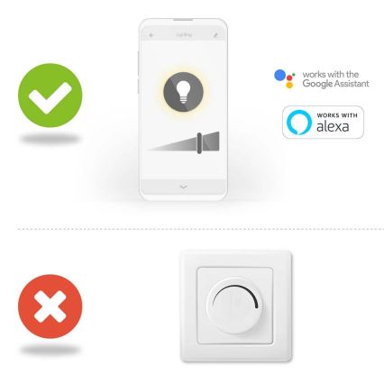LED RGBW dimbar reflektor för vägguttag SmartLife LED/20W/230V Wi-Fi IP65 2700-6500K