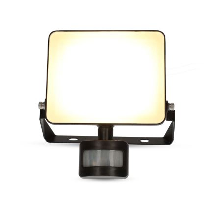 Dimbart LED-strålkastare med rörelsesensor för vägguttag SmartLife LED/20W/230V 3000-6500K IP44 Wi-Fi