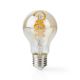 Nedis WIFILT10GDA60 − Dimbar smart LED-lampa VINTAGE A60 E27/5,5W/230V