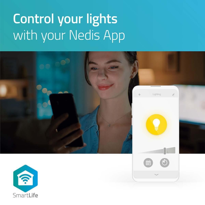 LED ljusreglerad glödlampa  SmartLife E14/4,5W/230V Wi-Fi 2700-6500K