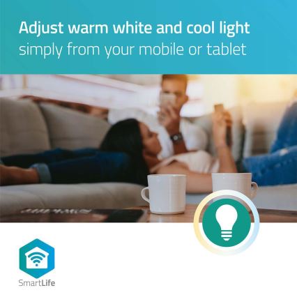 LED ljusreglerad glödlampa  SmartLife E14/4,5W/230V Wi-Fi 2700-6500K
