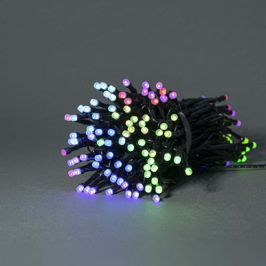 Nedis WIFILX01C168 - LED RGB Julslinga 168xLED/8 funktioner 23m IP44 Wi-Fi Tuya