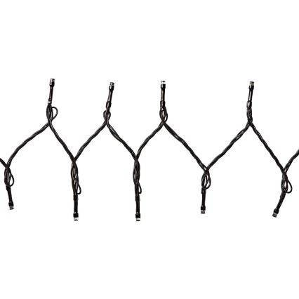 Nedis WIFILX01W100-LED Julslinga 100xLED/8 funktioner 15m IP65 Wi-Fi Tuya varm