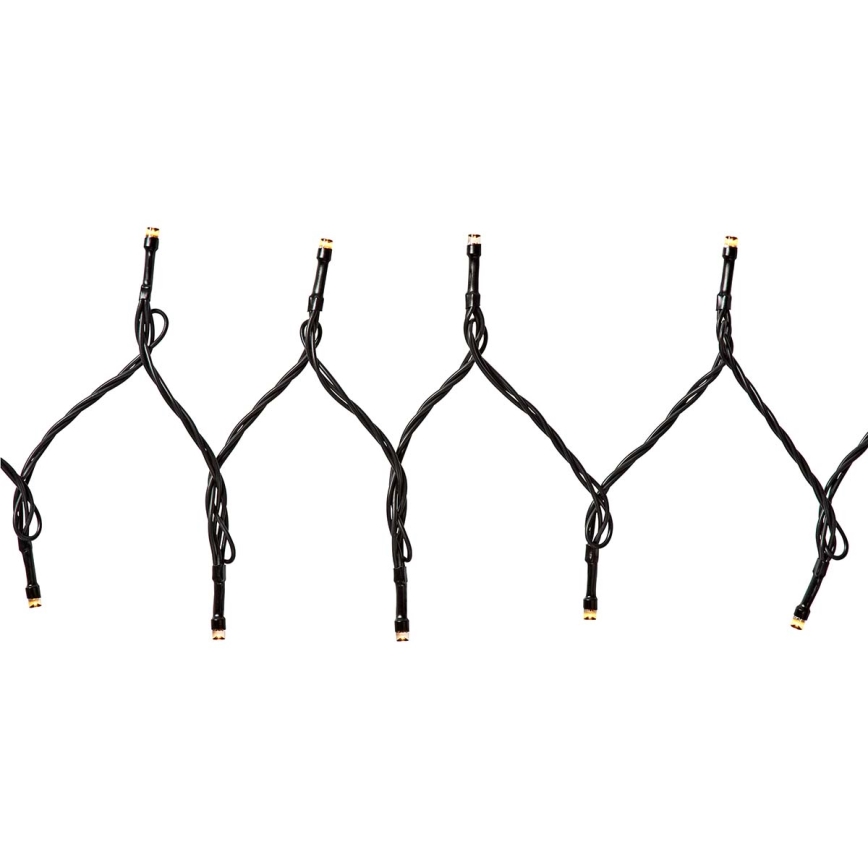 Nedis WIFILX01W50 - LED Julslinga 50xLED/8 funktioner 10m IP65 Wi-Fi Tuya varm