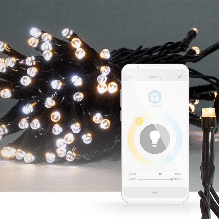 LED julslinga 50xLED/8 funktioner 5m IP65 Wi-Fi Tuya