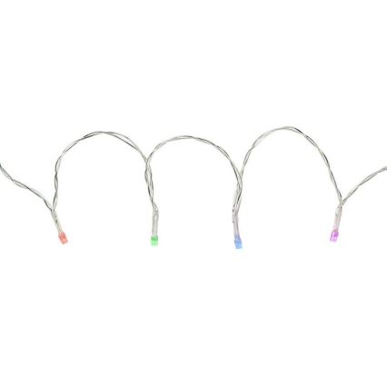 Nedis WIFILXC01C180 - LED RGB Julgardin 180xLED/7 funktioner 6m IP65 Wi-Fi Tuya