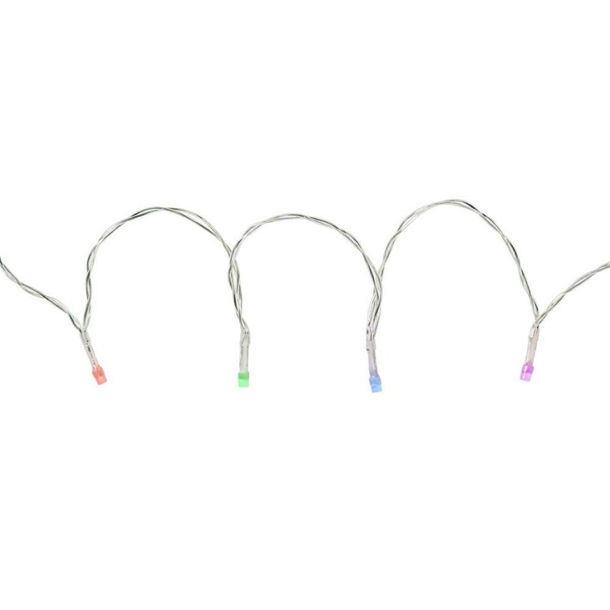 LED RGB-gardin 180 LED, 7 funktioner, 6 m, IP65, Wi‑Fi Tuya