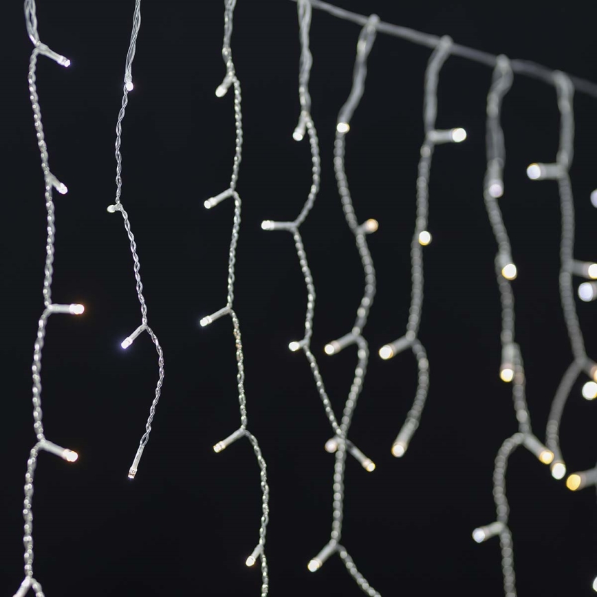 LED julgardin 240xLED/8 funktioner 8m IP65 Wi-Fi Tuya kallvit