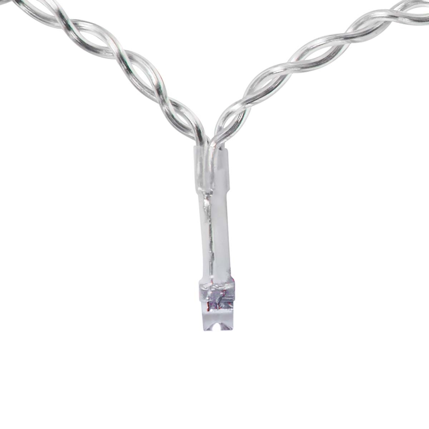 LED julgardin 240xLED/8 funktioner 8m IP65 Wi-Fi Tuya kallvit