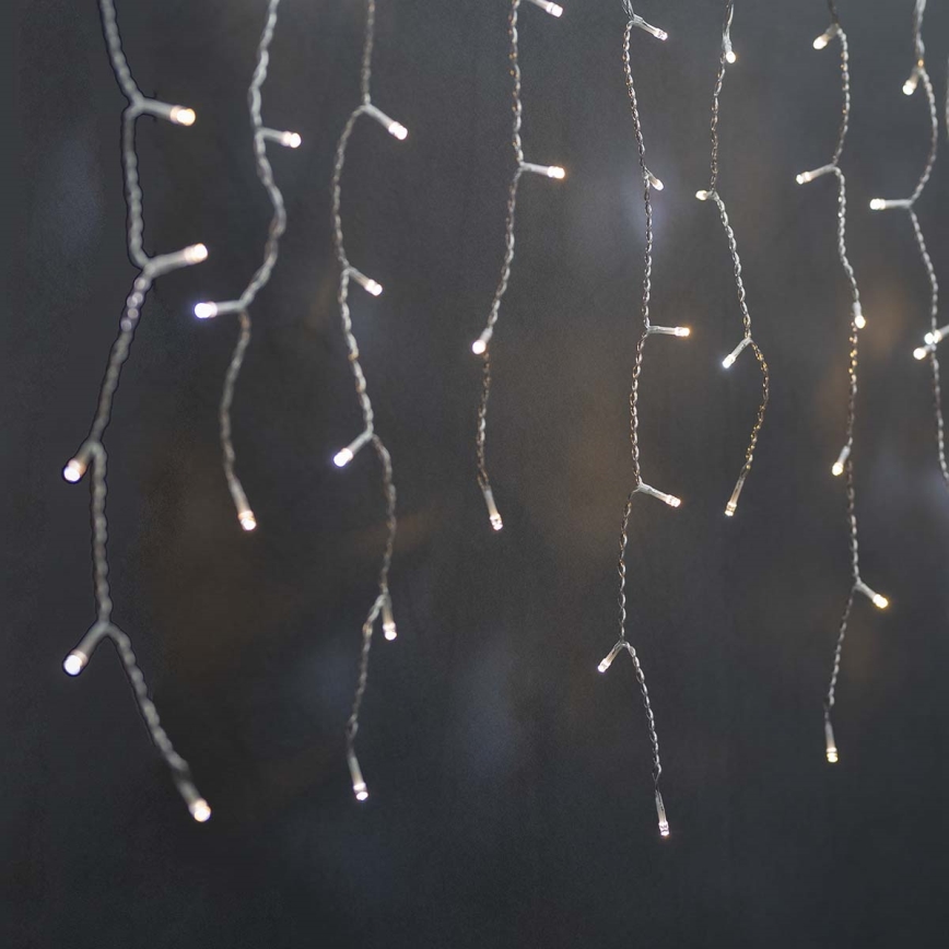 LED Julgardin 240xLED/11 funktioner 8m IP65 Wi-Fi Tuya varm till kallvit