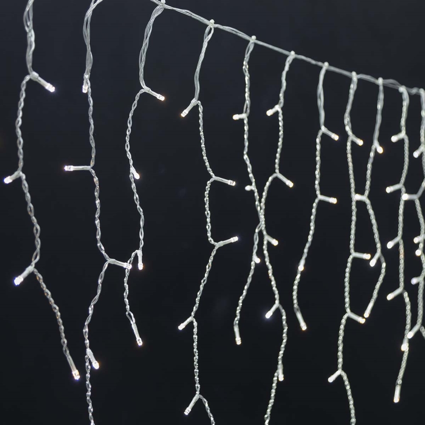 LED Julgardin 240xLED/11 funktioner 8m IP65 Wi-Fi Tuya varm till kallvit