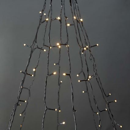 LED utomhus julgardin 200xLED/8 funktioner 5x7m IP65 Wi-Fi Tuya