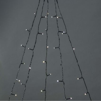 LED utomhus julgardin 200xLED/8 funktioner 5x7m IP65 Wi-Fi Tuya