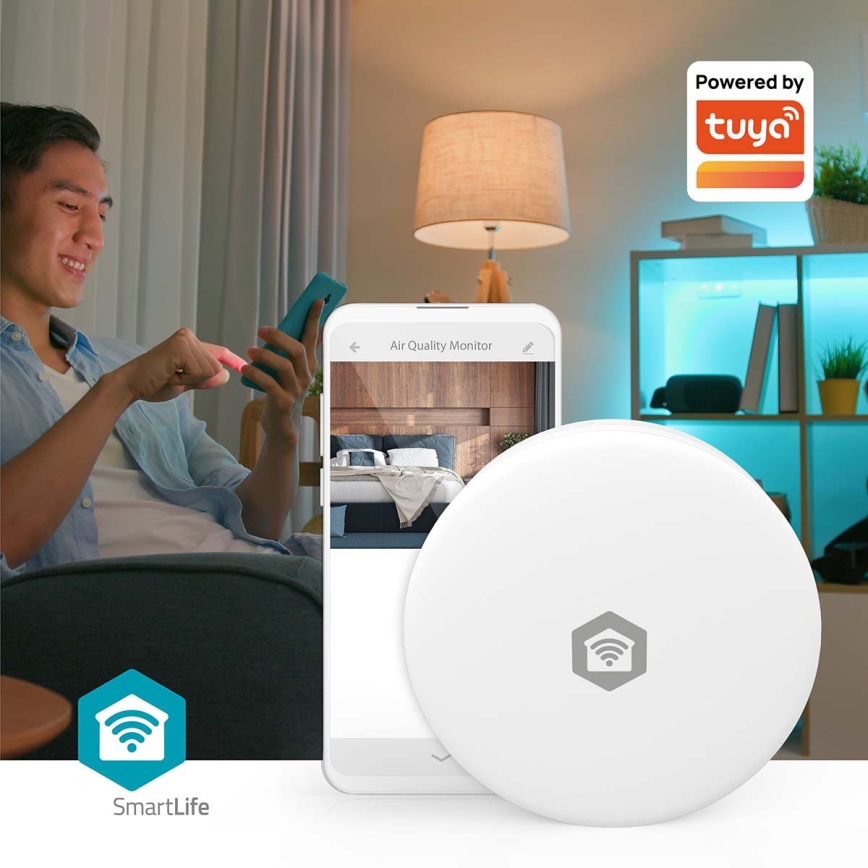 Intelligent luftkvalitetsmätare SmartLife Wi-Fi Tuya