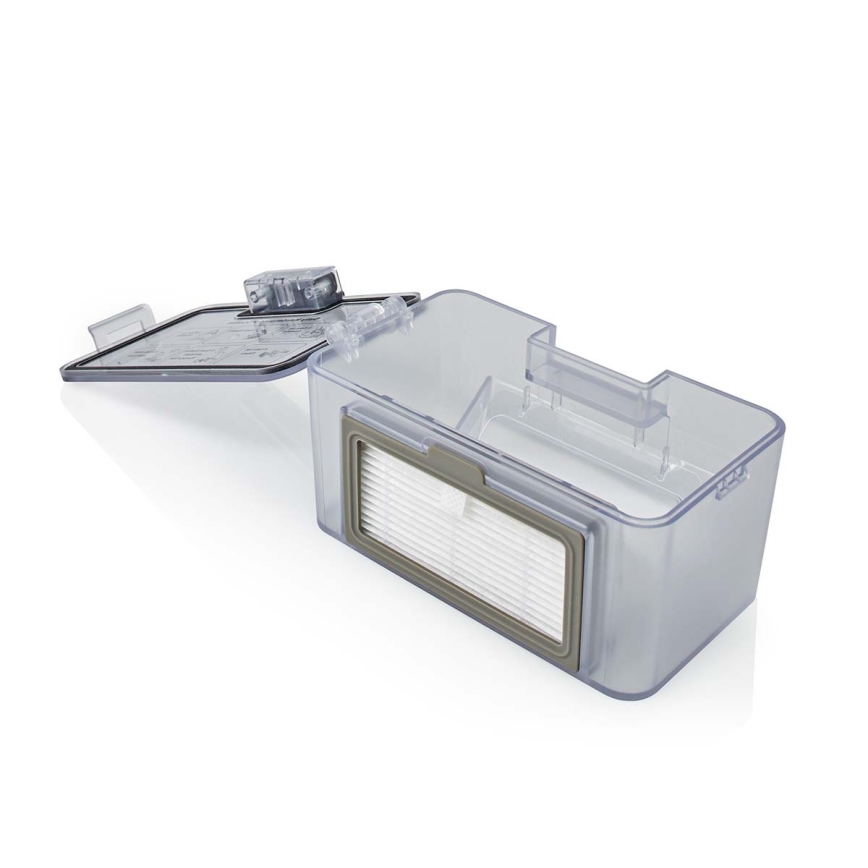 Smart robotdammsugare med mopp 28W/2500 mAh Wi-Fi svart + fjärrkontroll