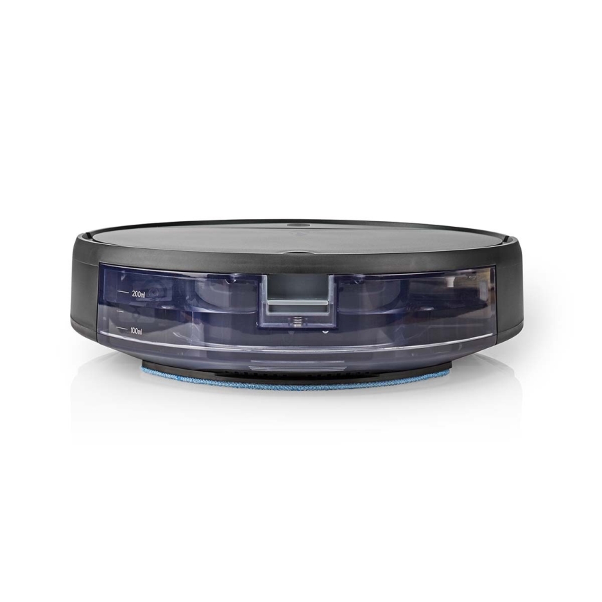 Smart robotdammsugare med mopp 28W/2500 mAh Wi-Fi svart + fjärrkontroll