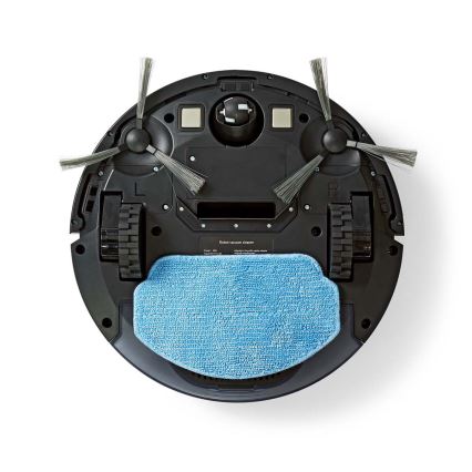 Smart robotdammsugare med mopp 28W/2500 mAh Wi-Fi svart + fjärrkontroll