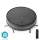 Nedis WIFIVCR001CBK - Smart robotdammsugare Wi-Fi svart + fjärrkontroll