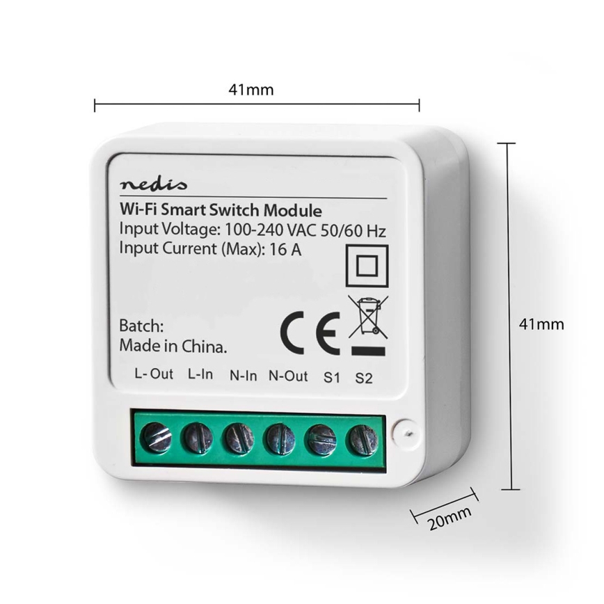 SmartLife Wi-Fi smart strömbrytare 230V