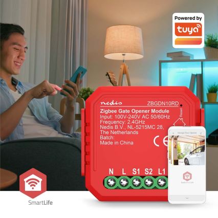 Smarta garageportbrytare SmartLife Zigbee Tuya