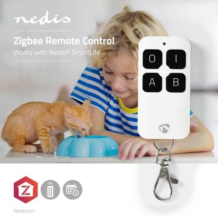 Nedis ZBRC10WT - Smart Fjärrkontroll  ZigBee 1xCR2032