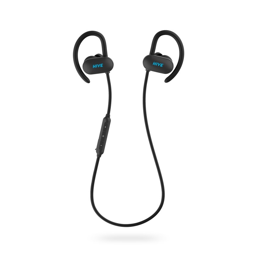 Niceboy HIVE sport 2 - Sporthörlurar med mikrofon, IPX5, svarta