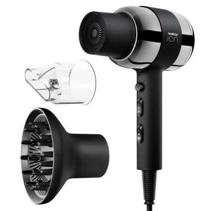 Niceboy ION AirSonic PRO - Hårfön 2200W/230V svart