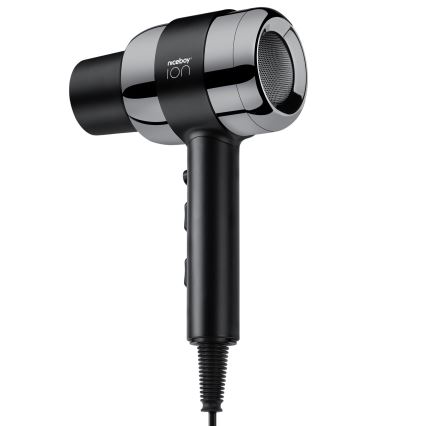 Niceboy ION AirSonic PRO - Hårfön 2200W/230V svart