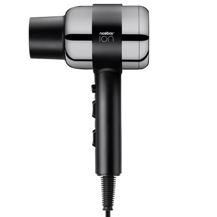 Niceboy ION AirSonic PRO - Hårfön 2200W/230V svart