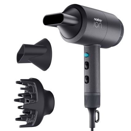 Niceboy ION AirSonic STAR - Hårfön 2100W/230V svart