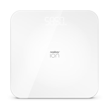 Niceboy ION FitScale - Digital personlig våg 3xAAA vit