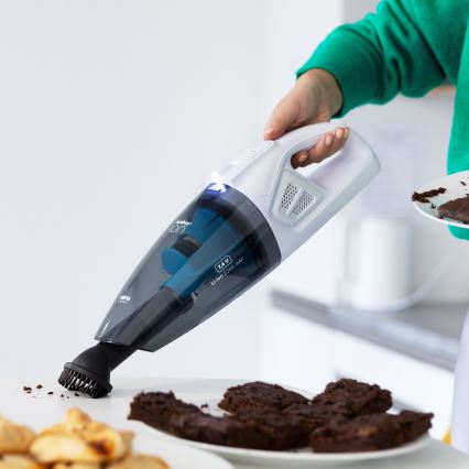 Niceboy ION Hurricane R1 - Uppladdningsbar handdammsugare 50W/2200 mAh vit/blå