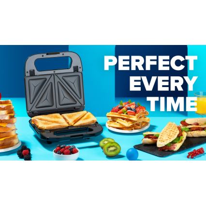 Niceboy ION Snacker S3 - Sandwich järn 3i1 750W/230V rostfri/svart