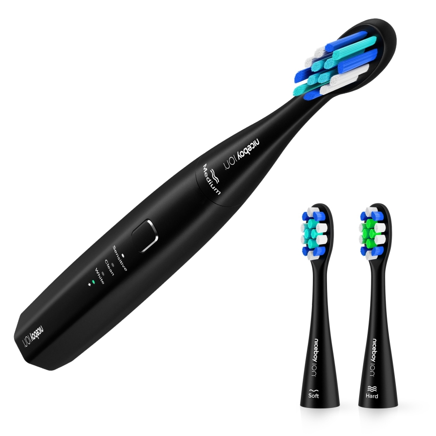 Niceboy ION Sonic Lite - Sonisk eltandborste 500 mAh IPX7 svart