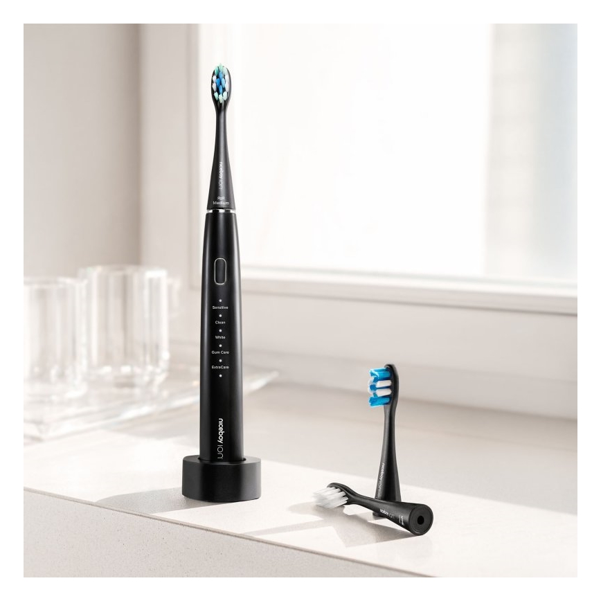 Niceboy ION Sonic - Sonisk eltandborste 800 mAh IPX7 svart