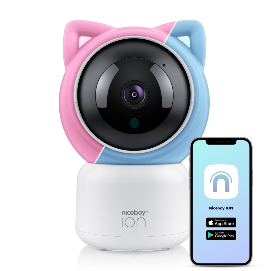 Niceboy ION Starlight SL3 - Smart babylarm Full HD 1080p 5V Wi-Fi