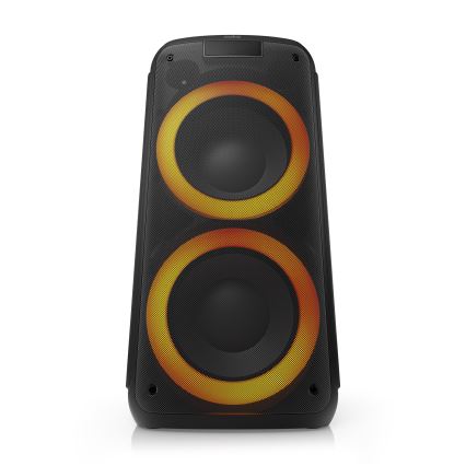 Niceboy PARTY Boss 2 - LED Trådlös högtalare med mikrofon och powerbankfunktion 200W/4500 mAh + fjärrkontroll