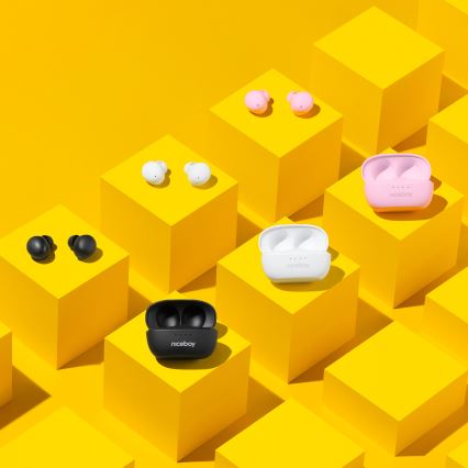 Niceboy Podsie 4 POP - Trådlös earphones 400 mAh + 2x 40 mAh IPX4 vit