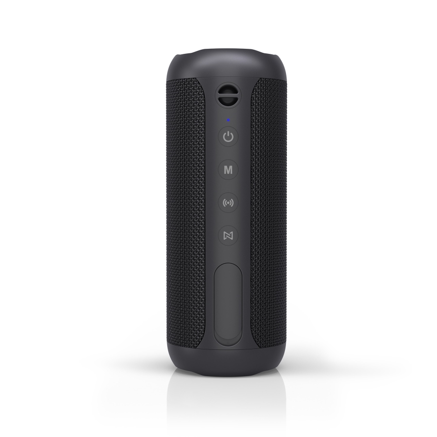 Niceboy Polaris - LED Trådlös högtalare med mikrofon 30W/2000 mAh IPX7 svart