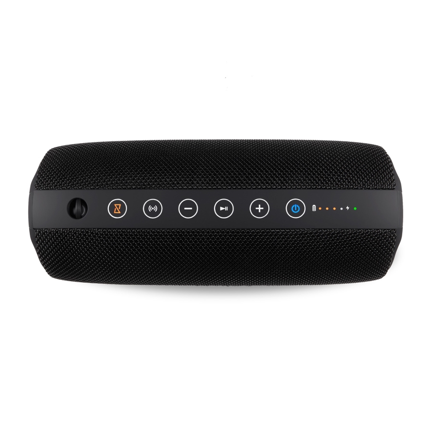 Niceboy Titan 4 - LED Trådlös högtalare Med en mikrofon och powerbank funktion 50W/4000 mAh IPX7 svart