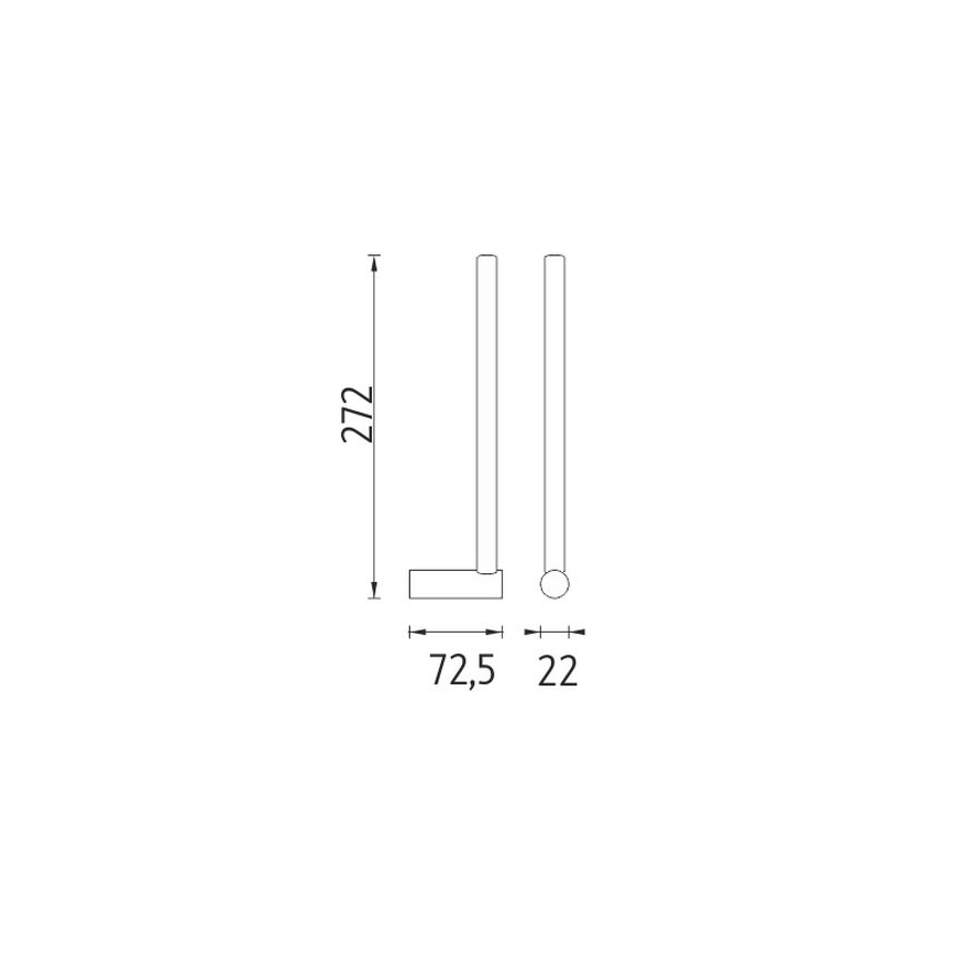 NIMCO BR 11055S-26 - Toalettpappershållare BORMO skinande krom