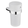NIMCO BR 11058W-26 - Väggmonterad tandborstehållare BORMO matt glas/skinande krom