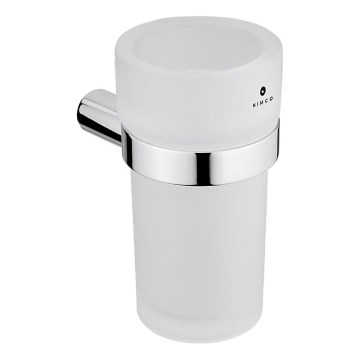 NIMCO BR 11058W-26 - Väggmonterad tandborstehållare BORMO matt glas/skinande krom