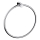 NIMCO BR 11060L-26 - Handdukshängare för vägg BORMO diameter 20 cm skinande krom