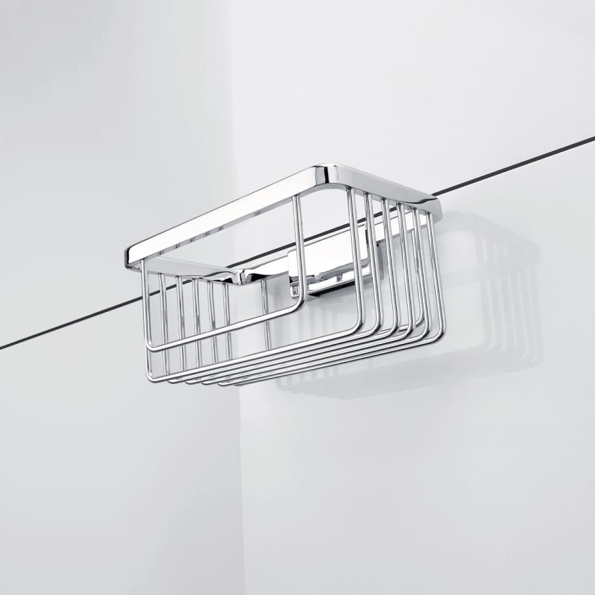 NIMCO Ki 14015-26 - Väggmonterad hylla för duschen KIBO blank krom