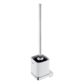 NIMCO MA 29094KN-26 - Toaletborste med vägghängare MAYA vit/skinande krom