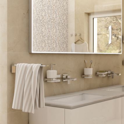 NIMCO MA 29097-26 - Handdukshängare för vägg MAYA 37 cm skinande krom