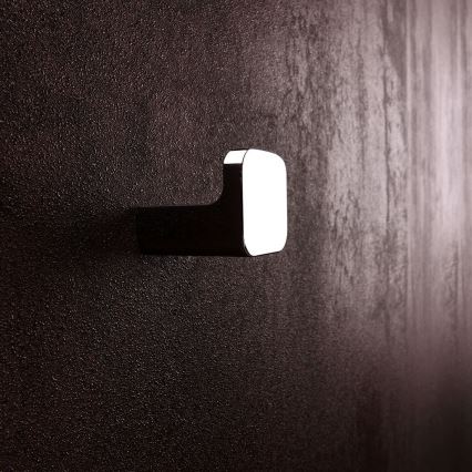 NIMCO MA kit-31K-26 - Väggmonterad tvålautomat, tandborsthållare och väggkrok MAYA 320 mm vit/skinande krom