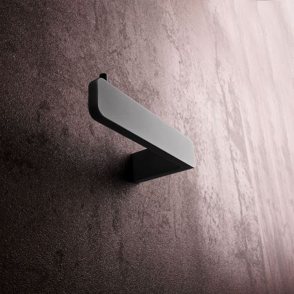 NIMCO MAC kit-94KN-90 - Toaletborste med vägghängare och toalettpappershållare MAYA vit/matt svart