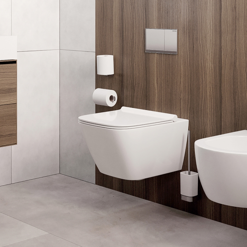 NIMCO NK 30055-26 - Toalettpappershållare NIKAU skinande krom